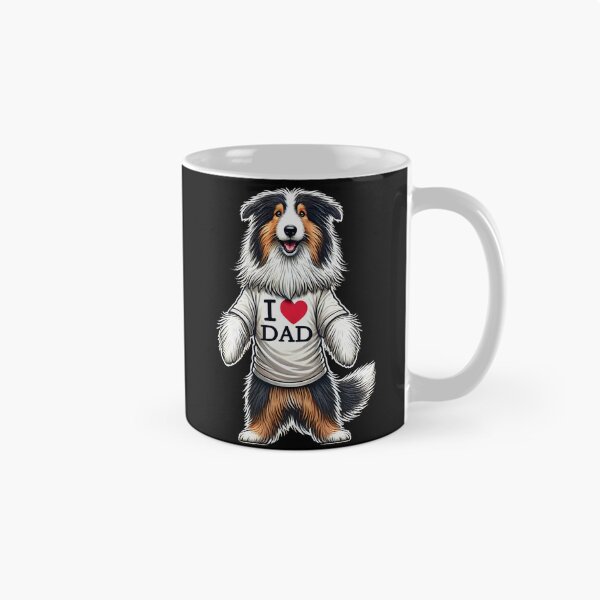 Item preview, Collie Dad I Love Dad Collie Lover designed and sold by Kimberley King Art  King Art.