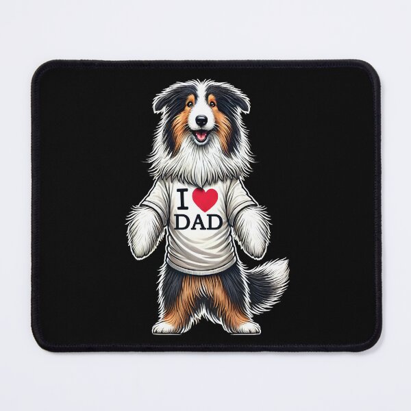 Item preview, Collie Dad I Love Dad Collie Lover designed and sold by Kimberley King Art King Art.
