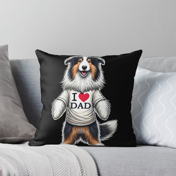 Item preview, Collie Dad I Love Dad Collie Lover designed and sold by Kimberley King Art  King Art.