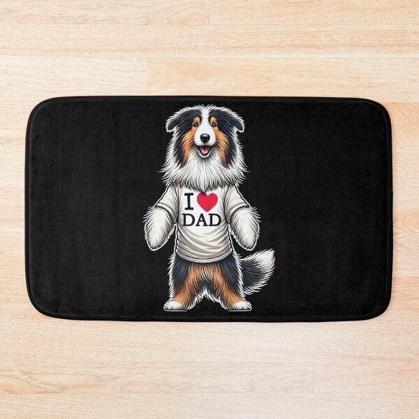 Item preview, Collie Dad I Love Dad Collie Lover designed and sold by Kimberley King Art  King Art.