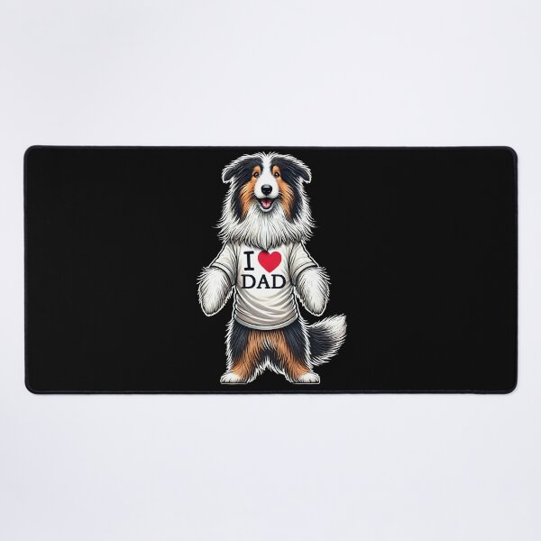 Item preview, Collie Dad I Love Dad Collie Lover designed and sold by Kimberley King Art  King Art.