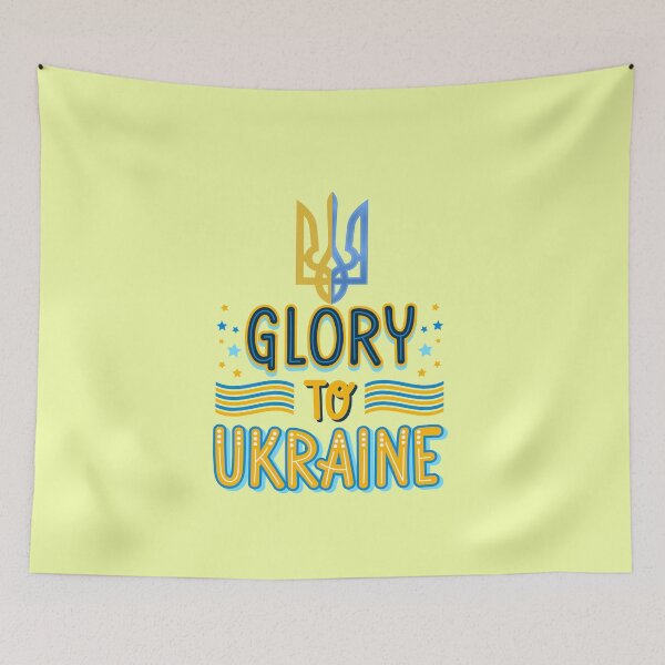 Item preview, Volodymyr Zelensky Inspired Glory to Ukraine Design – Patriotic Ukrainian Art designed and sold by Basma Store.