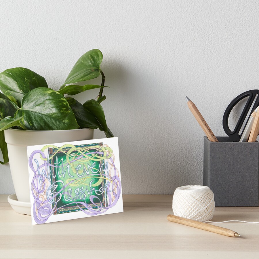 With Every Blessing Art Board Print
