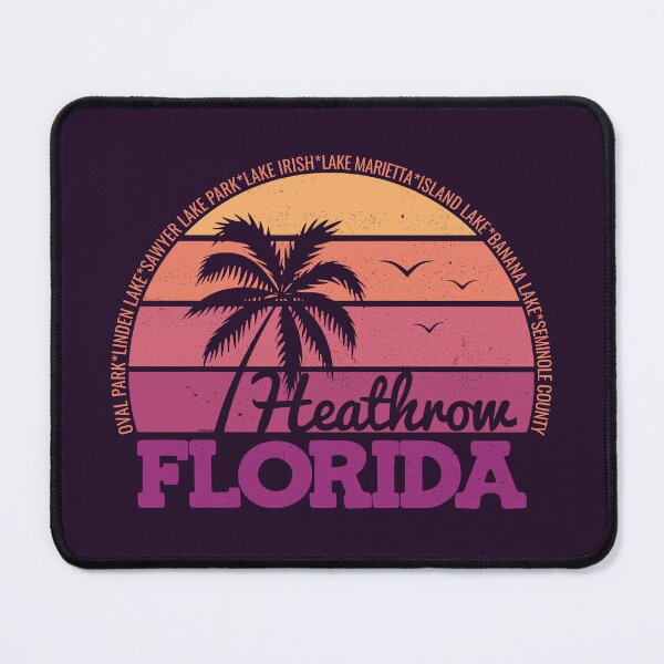 Item preview, Heathrow Florida Retro Sunset Local Pride Logo designed and sold by CRHPOD20.