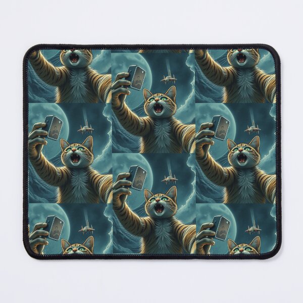 Item preview, Cat Ufo Selfie designed and sold by WoodburyLake.