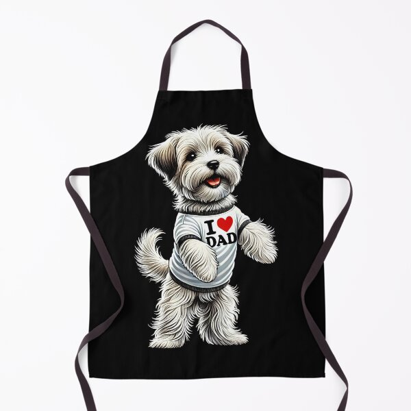 Item preview, Dandie Dinmont Terrier Dad I Love Dad Dog Lover designed and sold by Kimberley King Art King Art.