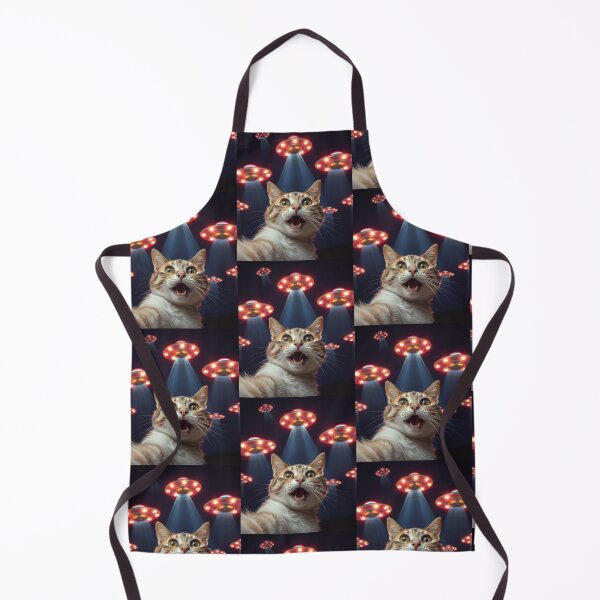 Item preview, Cat Ufo Selfie designed and sold by WoodburyLake.