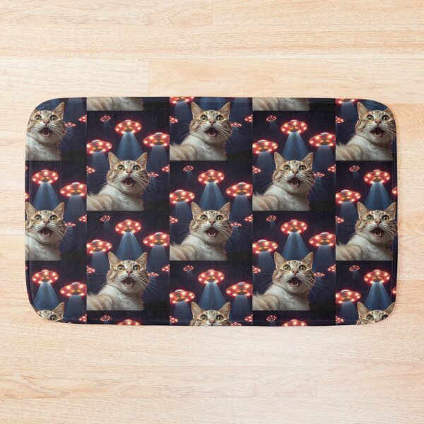 Item preview, Cat Ufo Selfie designed and sold by WoodburyLake.
