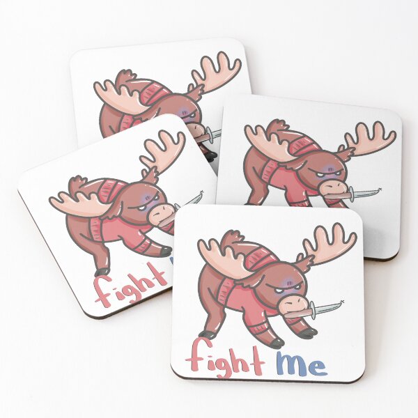 Item preview, Fight me moose designed and sold by SimplyEvelynCo.
