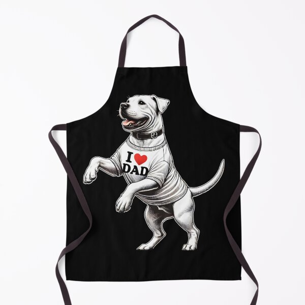 Item preview, Dogo Argentino Dad I Love Dad Dogo Argentino Lover designed and sold by Kimberley King Art King Art.