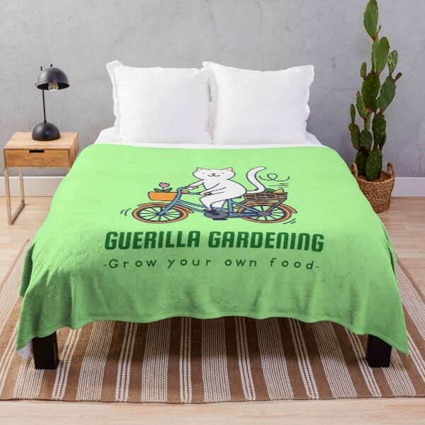 Item preview, Guerilla Gardening Urban Nomad with bicycle designed and sold by ShineEyePirate.