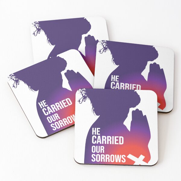 Item preview, He Carried Our Sorrows - Christian Art designed and sold by Shaun Joseph.