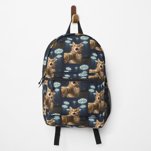 Item preview, Cat Ufo Selfie designed and sold by WoodburyLake.