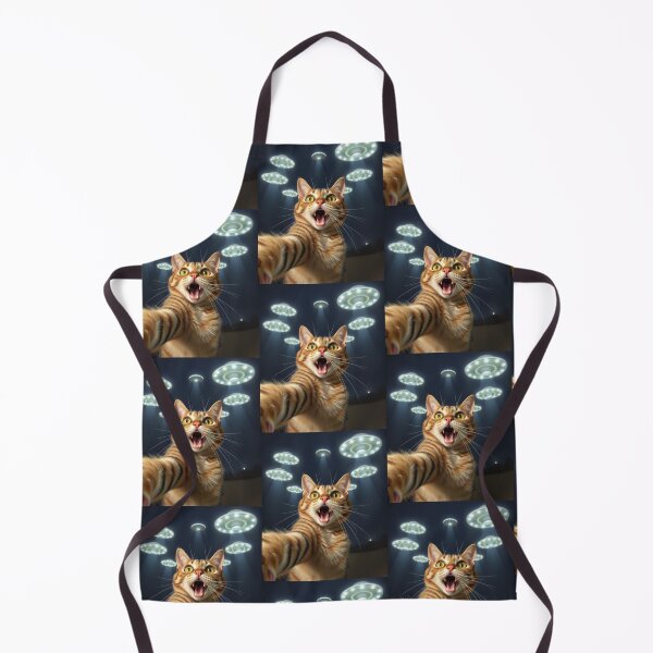 Item preview, Cat Ufo Selfie designed and sold by WoodburyLake.