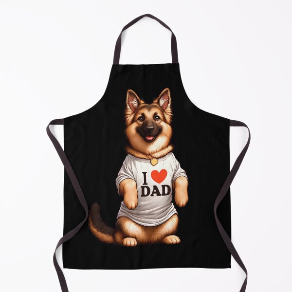 Item preview, German Shepherd Dad I Love Dad German Shepherd Lover designed and sold by Kimberley King Art King Art.