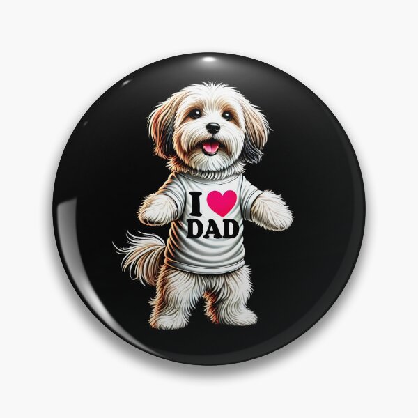 Item preview, Havanese Dad I Love Dad Havanese Lover designed and sold by Kimberley King Art  King Art.