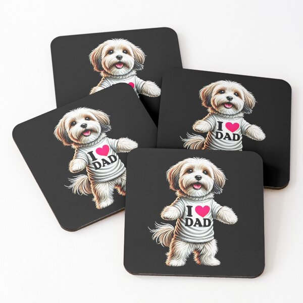 Item preview, Havanese Dad I Love Dad Havanese Lover designed and sold by Kimberley King Art  King Art.
