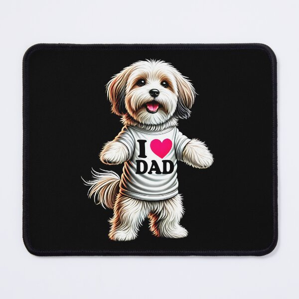 Item preview, Havanese Dad I Love Dad Havanese Lover designed and sold by Kimberley King Art  King Art.