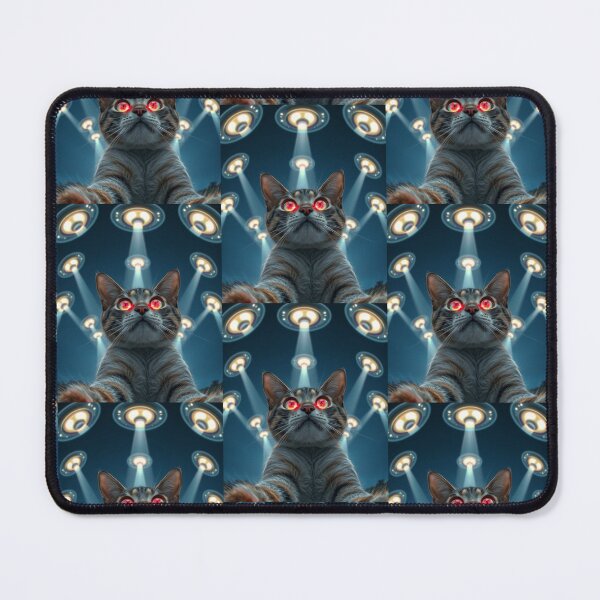 Item preview, Cat Ufo Selfie designed and sold by WoodburyLake.