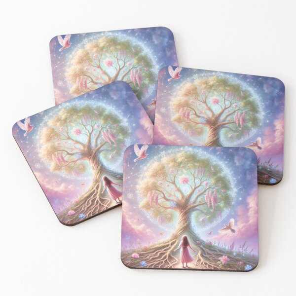 Item preview, Tree of Life - Mystical Spiritual Art for Growth and Enlightenment designed and sold by lynnebeclu.