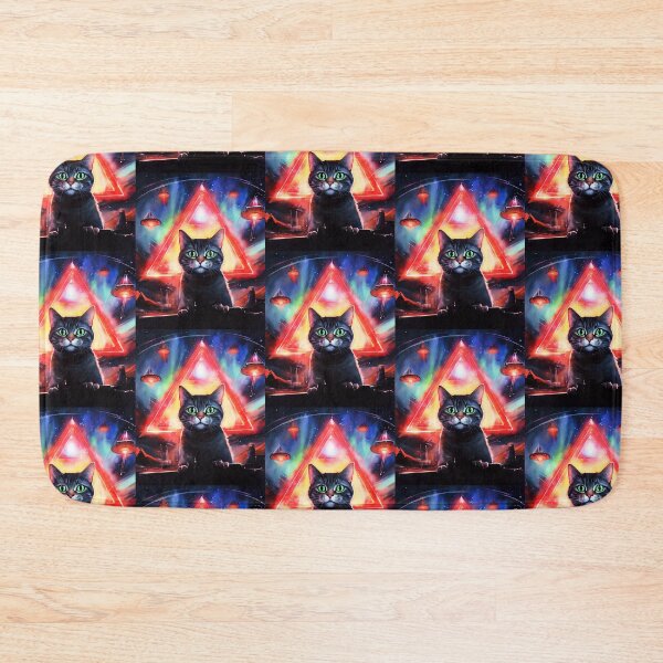 Item preview, Cat Ufo Selfie designed and sold by WoodburyLake.