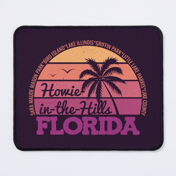 Item preview, Howie-in-the-Hills Florida Retro Sunset Local Pride Logo designed and sold by CRHPOD20.