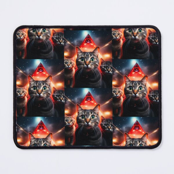 Item preview, Cat Ufo Selfie designed and sold by WoodburyLake.