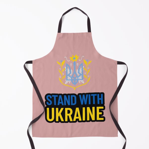 Item preview, Stand with Ukraine – Volodymyr Zelensky Inspired Floral Coat of Arms Design designed and sold by Basma Store.