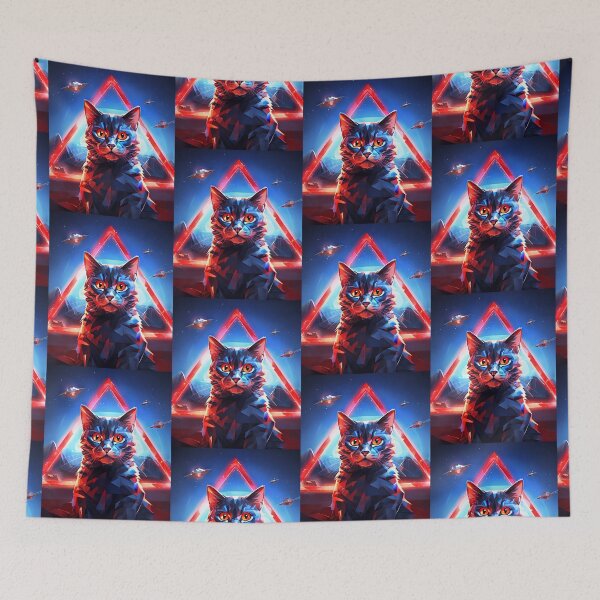 Item preview, Cat Ufo Selfie designed and sold by WoodburyLake.