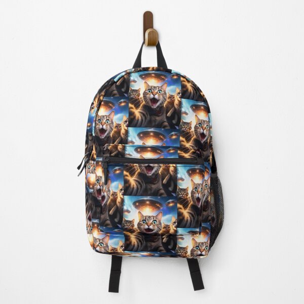 Item preview, Cat Ufo Selfie designed and sold by WoodburyLake.