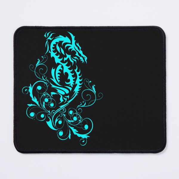 Item preview, Dragon 20 cyan designed and sold by rainsdesigns.