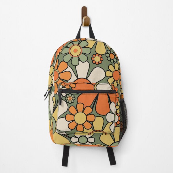 Item preview, Flower Market London Groovy Retro 60s 70s Floral designed and sold by kierkegaard.