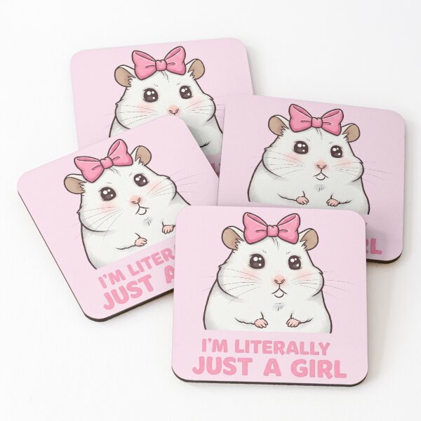 Item preview, Cute Hamster with Pink Bow designed and sold by AWPcreations.
