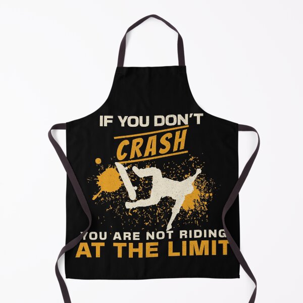 Item preview, If you don't crash you are not riding at the limit | Skateboarding designed and sold by beDiceDesigns.