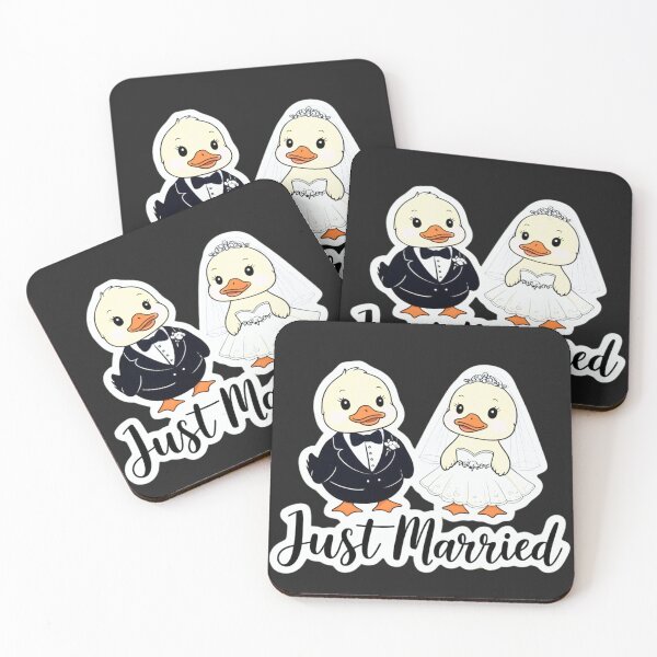 Item preview, Just Married Ducks designed and sold by RhondaLily.
