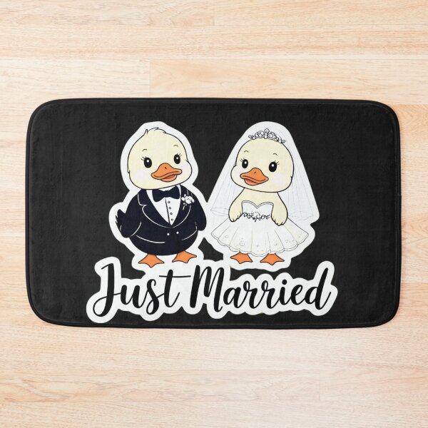 Item preview, Just Married Ducks designed and sold by RhondaLily.