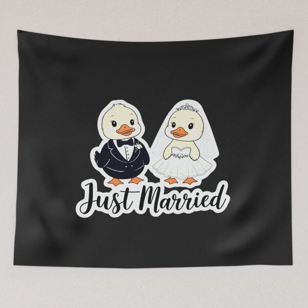Item preview, Just Married Ducks designed and sold by RhondaLily.
