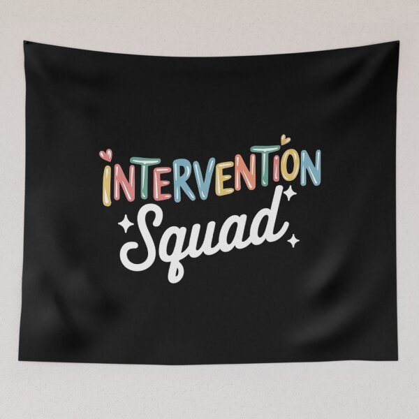Item preview, Intervention Teacher School Squad Intervention Specialist designed and sold by savrmiller.