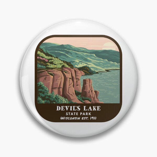 Item preview, Vintage Devil's Lake State Park (Wisconsin State Park) designed and sold by RabbitK.