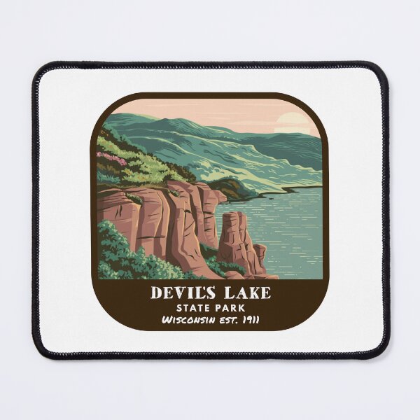 Item preview, Vintage Devil's Lake State Park (Wisconsin State Park) designed and sold by RabbitK.
