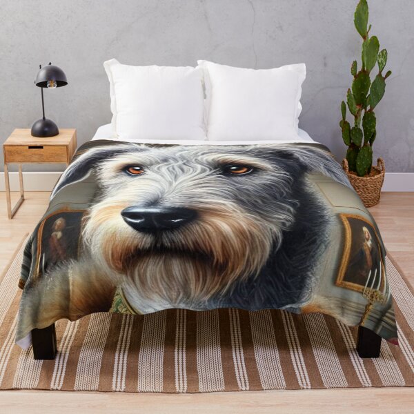 Item preview, Irish Wolfhound as a Renaissance Noble designed and sold by beastieboutique.