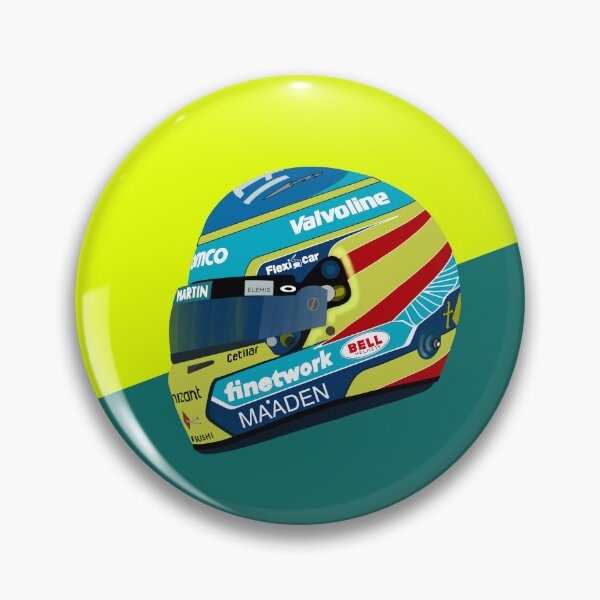 Item preview, Fernando Alonso helmet 2025 Aston Martin  designed and sold by Pink Polar F1.