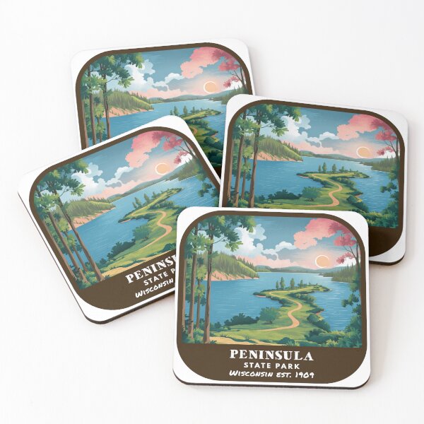 Item preview, Vintage Peninsula State Park (Wisconsin State Park) designed and sold by RabbitK.
