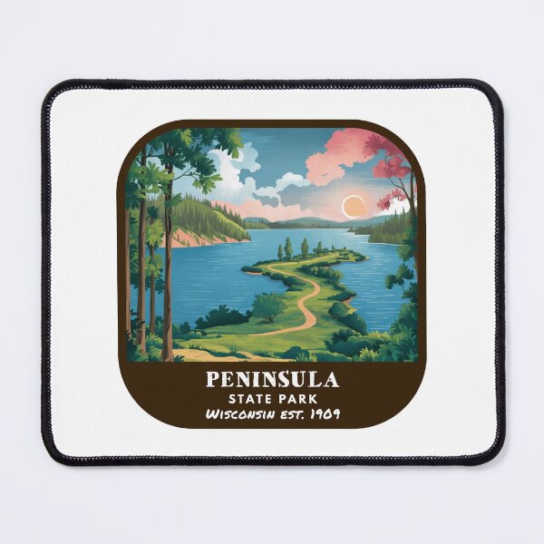Item preview, Vintage Peninsula State Park (Wisconsin State Park) designed and sold by RabbitK.