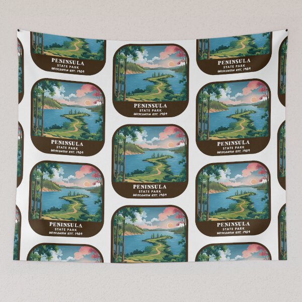 Item preview, Vintage Peninsula State Park (Wisconsin State Park) designed and sold by RabbitK.