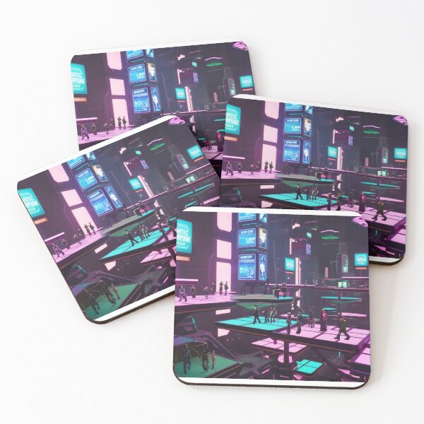 Item preview, Cyberpunk Cityscape designed and sold by StormArte.
