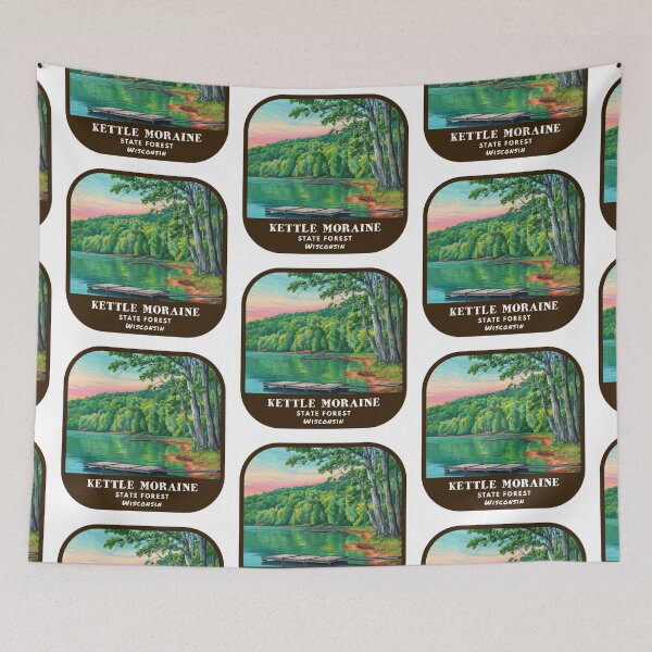 Item preview, Vintage Kettle Moraine State Forest (Wisconsin State Park) designed and sold by RabbitK.