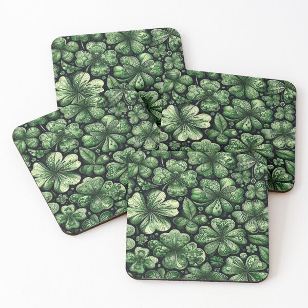 Item preview, Textured Clovers  Premium Cool Trendy Best Gift designed and sold by Imaginarium of Chaos falcon88 .