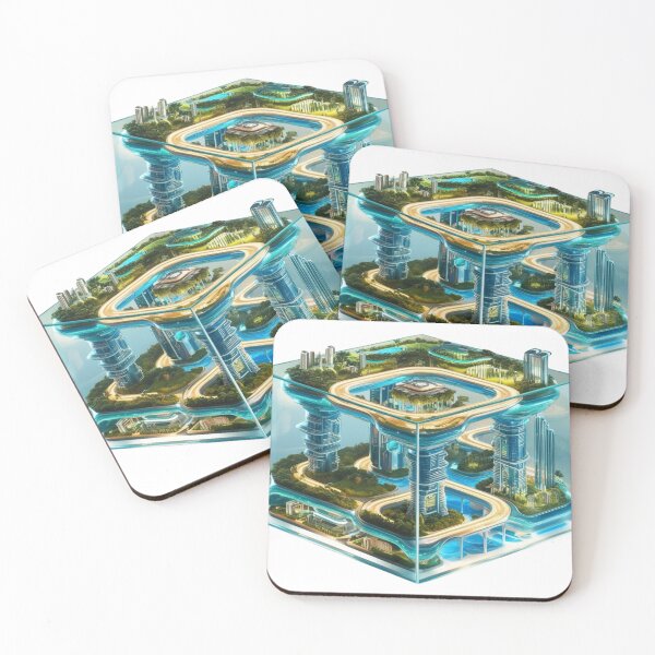 Item preview, Utopian Smart City designed and sold by StormArte.