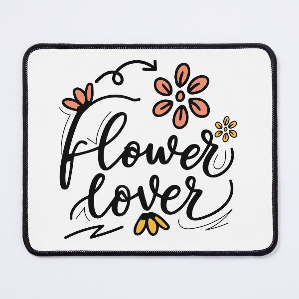 Item preview, Flower Lover Colorful Floral Design text Art designed and sold by feel-free-store.